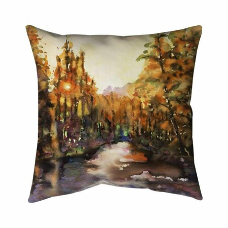 BEGIN HOME DECOR 26 x 26 in. Merced River-Double Sided Print Indoor Pillow 5541-2626-LA155
